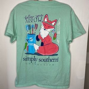 Simply Southern Follow Your Arrow Fox Tee